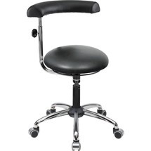 Obrotowe krzesło robocze taboret Comfort, siedzisko okrągłe