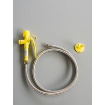 Očná sprcha Erbstößer®, DIN EN 15154-2, nástenná montáž, pohyblivá, jednoprúdová