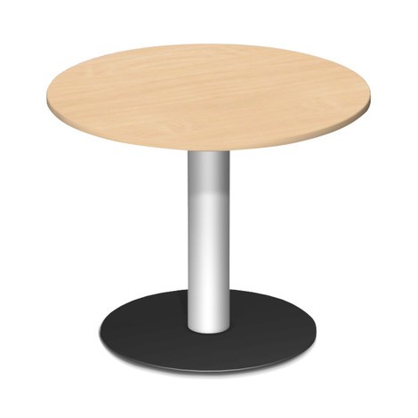 Okrągły stół konferencyjny z podstawą talerzową