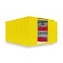 Opslagcontainer combinatie, 2 modules, hxbxd 2.150 x 3.050 x 4.340 mm, gedemonteerd, houten bodem, gelakt