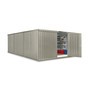 Opslagcontainer combinatie, 3 modules, hxbxd 2.150 x 5.080 x 6.520 mm, voorgemonteerd, houten bodem, gelakt
