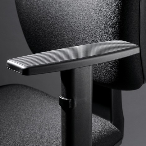 Otočná kancelářská židle Hammerbacher Solid 1, čalouněné opěradlo