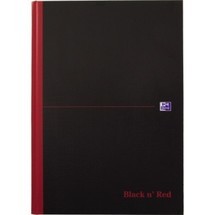 Oxford Notizbuch Black n' Red  OXFORD
