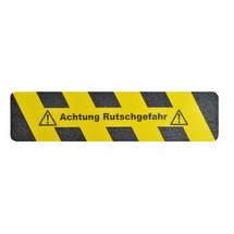 Oznakowanie antypoślizgowe m2-Antirutschbelag™ „Achtung Rutschgefahr (Uwaga, niebezpieczeństwo poślizgu)”