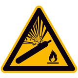 Panneau d'avertissement – Danger Bouteilles de gaz