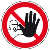 Panneau d’interdiction - Accès interdit aux personnes non autorisées