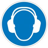 Panneau d’obligation - Port obligatoire de protections auditives