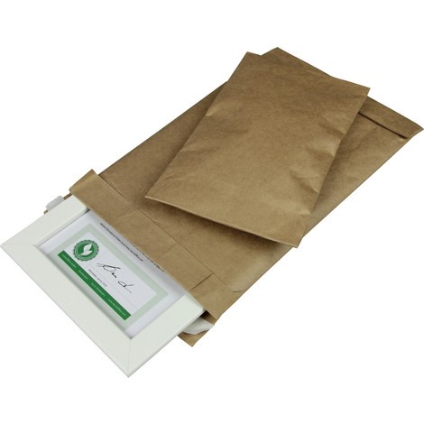 Papierpolstertaschen, 195x280mm Innenmaß, 210x280mm Außenmaß, PADDED BAGS