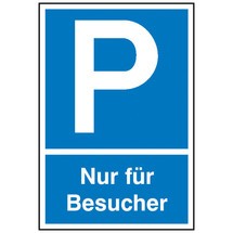 Parkeerbord “Alleen voor bezoekers”