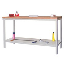 PAVOY Werktisch mit Ablageboden, HxBxT 900 x 1.500 x 700 mm