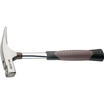 PICARD Latthammer, 500 g, mit Magnet, Stahlrohr, fein, blank