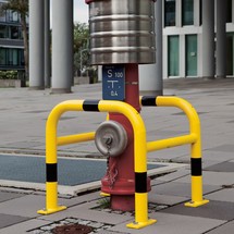 Pillar guard, outdoor use