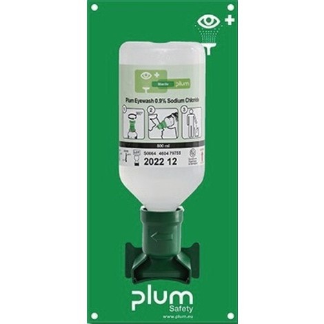 PLUM Augenspülstation mit 2 x 500 ml Plum Augenspülung