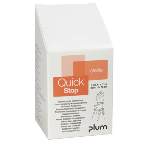 Plum Set di medicazione per ferite QuickStop
