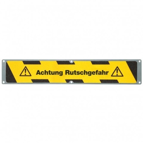Płytka antypoślizgowa „Achtung Rutschgefahr (Uwaga, niebezpieczeństwo poślizgu)”