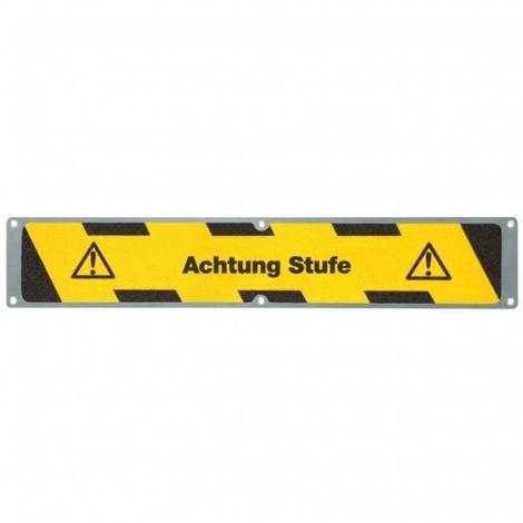 Płytka antypoślizgowa „Achtung Stufe (Uwaga stopień)”