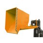 Pojemnik uchylny z mechanizmem rolkowym Bauer®, głęboka konstrukcja, bez pokrywy