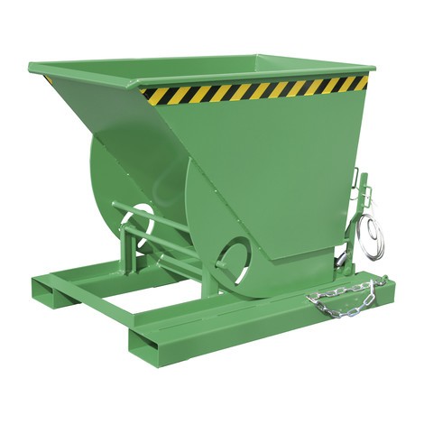 Pojemnik uchylny z mechanizmem rolkowym Bauer®, udźwig 1000 kg