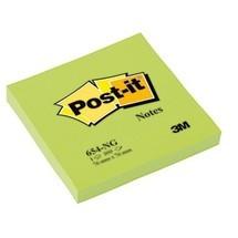 Post-it Haftnotiz Neon Notes 76 x 76 mm (B x H)  POST-IT