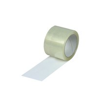 PP-Packband , 75 mm breit x 66 lfm. , transparent, leise, 48 µ, Acrylatkleber