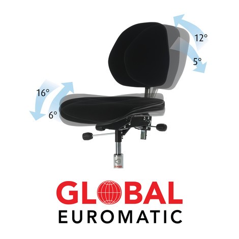 Pracovní otočná židle Global Stole A/S Premium