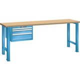 Pracovní stůl LISTA se 3 zásuvkami, VxŠxH 840 x 1500 x 750 mm, nosnost 1500 kg
