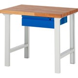 Pracovný stôl RAU série 7000, 1 zásuvka, výška 840 mm