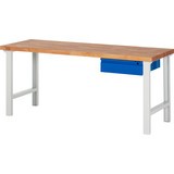 Pracovný stôl RAU série 7000, 1 zásuvka, výška 840 mm