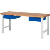Pracovný stôl RAU série 7000, 2 zásuv., výška 840 mm