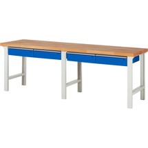 Pracovný stôl RAU série 7000, 4 zásuv., výška 840 mm