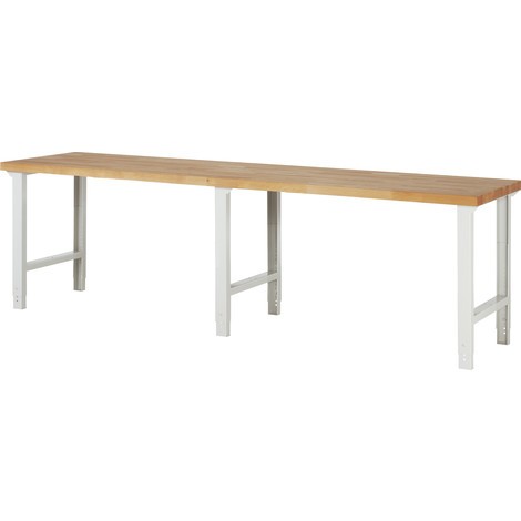 Pracovný stôl RAU série 7 000, pracovná výška 790 – 1 140 mm