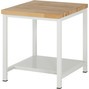 Pracovný stôl RAU série 8000, 1 odkladacie dno, výška 840 mm