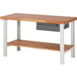 Pracovný stôl Steinbock® so zásuvkou a policou