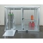 Přístupová nájezdová rampa pro plynové kontejner ve s vaky na vysokozdvižné