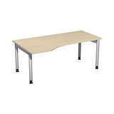 Profesionálny pracovný stôl pre PC, 4-stopý stojan, výškovo nastaviteľný