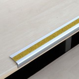 Profilo anti-scivolo per gradini Public, giallo, alluminio