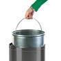 Push waste bin, self-closing flap, 40 litres