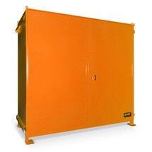 Regalcontainer für 6x EP / 4x CP3, 2 Ebenen, 2 Flügeltüren 