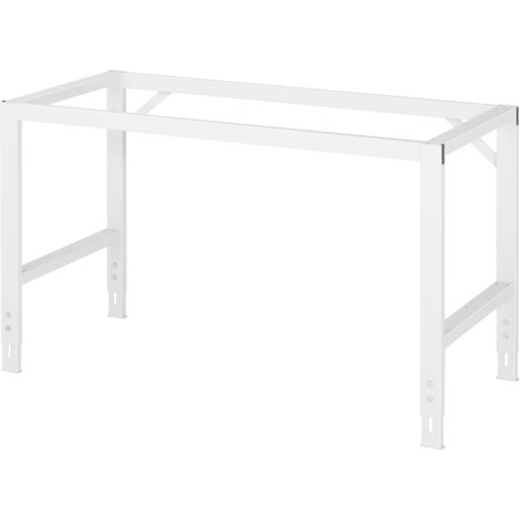 Regulowany pod względem wysokości stół warsztatowy RAU z serii TOM, wys. x gł. 780–1100 x 700 mm