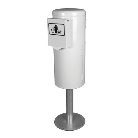 RENNER Toilette per cani tipo 7077-01 con dispenser di sacchetti e contenitore integrati