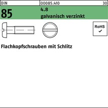 Reyher Flachkopfschraube DIN 85/ISO 1580 Schlitz