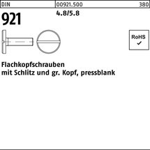 Reyher Flachkopfschraube DIN 921 m.Schlitz