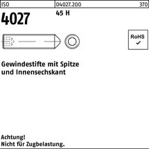 Reyher Gewindestift ISO 4027 Spitze/Innensechskant