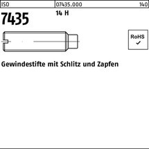 Reyher Gewindestift ISO 7435 m.Schlitz/Zapfen