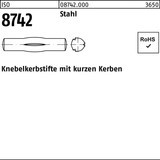Reyher Knebelkerbstift ISO 8742 m.kurzen Kerben