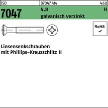 Reyher Linsensenkschraube ISO 7047 m.Kreuzschlitz-PH