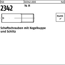 Reyher Schaftschraube ISO 2342 m.Kegelkuppe/Schlitz