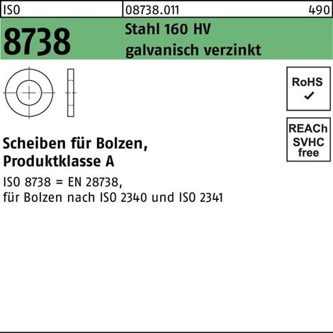 Reyher Scheibe ISO 8738 f.Bolzen