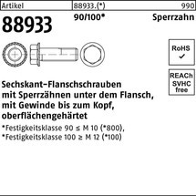 Reyher Sechskantflanschschraube R 88933 Sperrz. VG