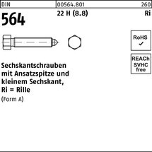 Reyher Sechskantschraube DIN 564 m.Ansatzspitze
